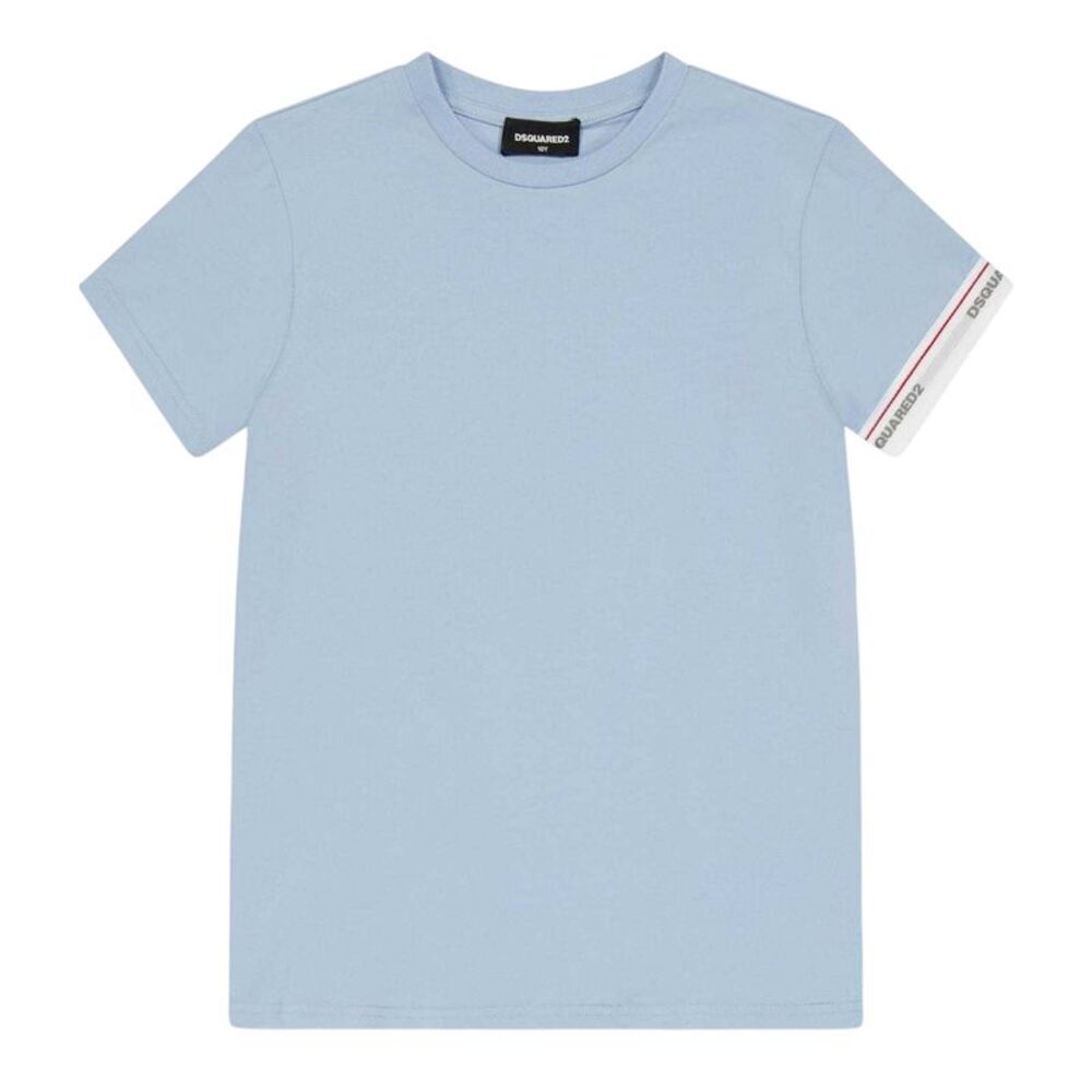 DSquared2 Childrens/Kids Sleeve Print T-Shirt / Blue